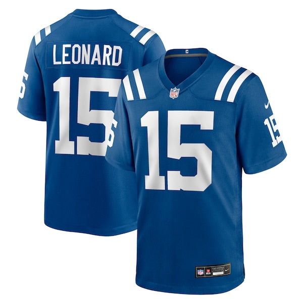 Riley Leonard Indianapolis Colts Nike Team Game Jersey - Royal