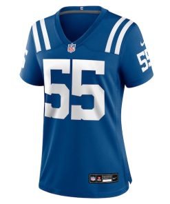 Alternative view of Chad Muma Indianapolis Colts Nike Women's Team Game Jersey -  Royal