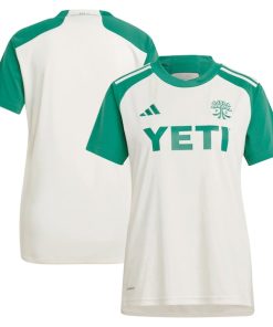 Austin FC adidas Women's 2024 The Armadillo Kit Replica Jersey?¨C Tan
