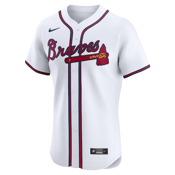 Atlanta Braves Nike Home Elite Pick-A-Player Retired Roster Jersey - White - Image 2