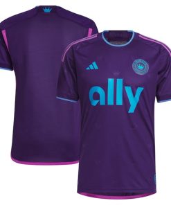 Charlotte FC adidas 2023 Crown Jewel Kit Authentic Jersey - Purple