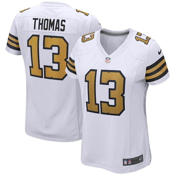 Michael Thomas New Orleans Saints Nike Women's Alternate Game Jersey - White/Black - Image 2