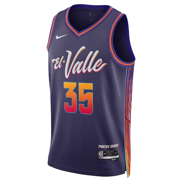 Kevin Durant Phoenix Suns Nike Unisex 2023/24 Swingman Jersey - Purple - City Edition - Image 2