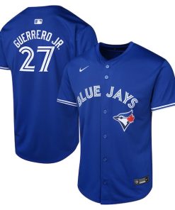 Alternative view of Vladimir Guerrero Jr. Toronto Blue Jays Nike Youth Alternate Limited Player Jersey - Royal/White