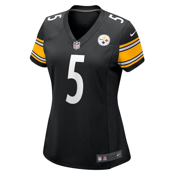 Cameron Johnston Pittsburgh Steelers Nike Women's Game Jersey - Black - Image 3