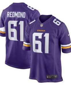 Jalen Redmond Minnesota Vikings Nike  Game Jersey -  Purple