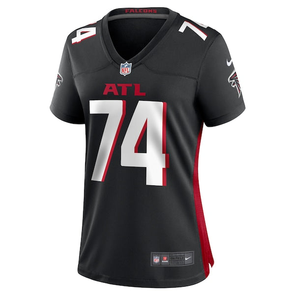 Travis Bell Atlanta Falcons Nike Women's Team Game Jersey - Black - Image 2