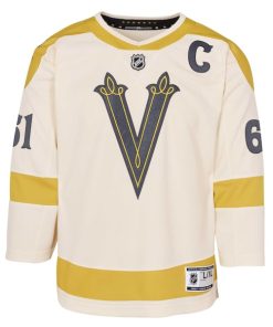 Alternative view of Mark Stone Vegas Golden Knights Youth 2024 NHL Winter Classic Premier Player Jersey - Cream