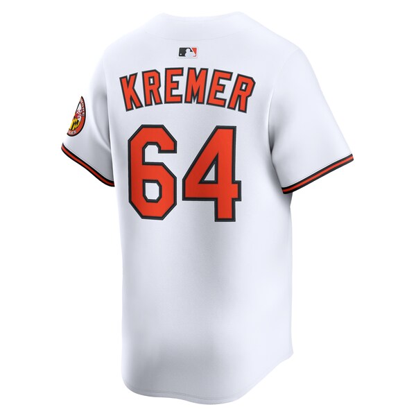Dean Kremer Baltimore Orioles Nike Alternate Limited Player Jersey - White - Image 3
