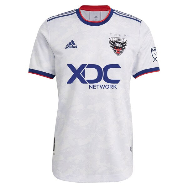 Edison Flores D.C. United adidas 2022 The Marble Authentic Player Jersey - White - Image 2