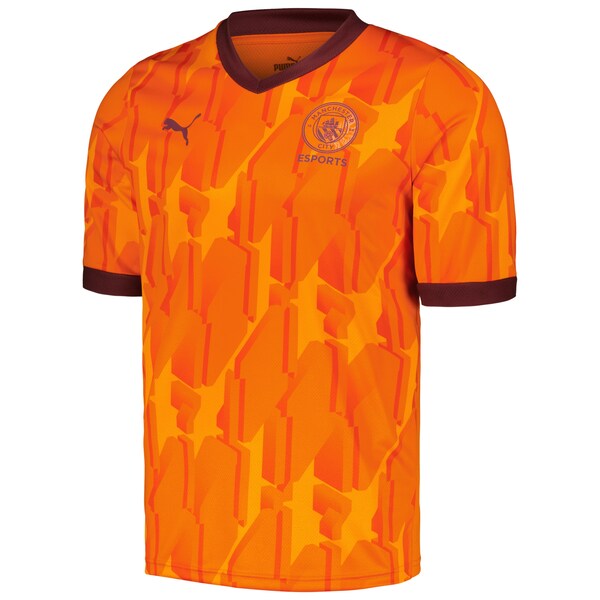 Manchester City Puma 2023/24 Esports Jersey - Orange - Image 2