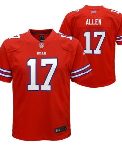 Josh Allen Buffalo Bills Nike Youth Game Jersey - Red/Royal/White