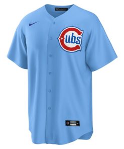 Alternative view of Dansby Swanson Chicago Cubs Nike 2nd Alternate Replica Player Jersey - Blue