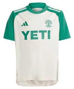 Alternative view of Ilie Sanchez Austin FC adidas Youth 2024 The Armadillo Kit Replica Player Jersey - Tan