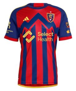 Alternative view of Justen Glad Real Salt Lake adidas 2024 Peak Utah Authentic Player Jersey?¨C Red