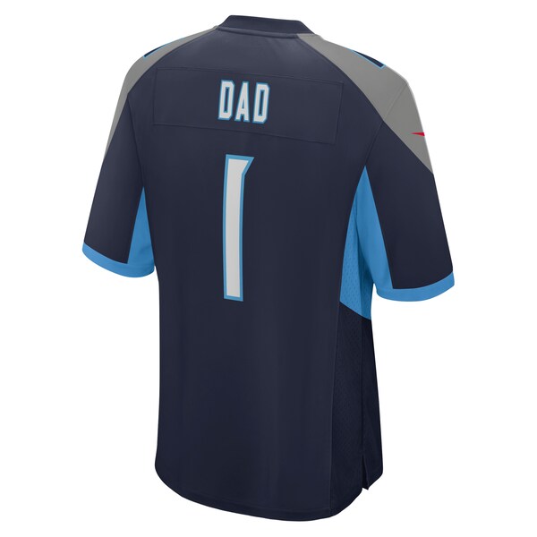 Number 1 Dad Tennessee Titans Nike Game Jersey - Navy - Image 3