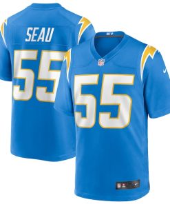 Junior Seau Los Angeles Chargers Nike Game Retired Player Jersey - Powder Blue/Royal