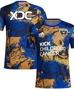 D.C. United adidas 2024 MLS Works Kick Childhood Cancer x Marvel Pre-Match Top - Royal