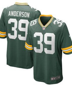 Zayne Anderson Green Bay Packers Nike Team Game Jersey -  Green