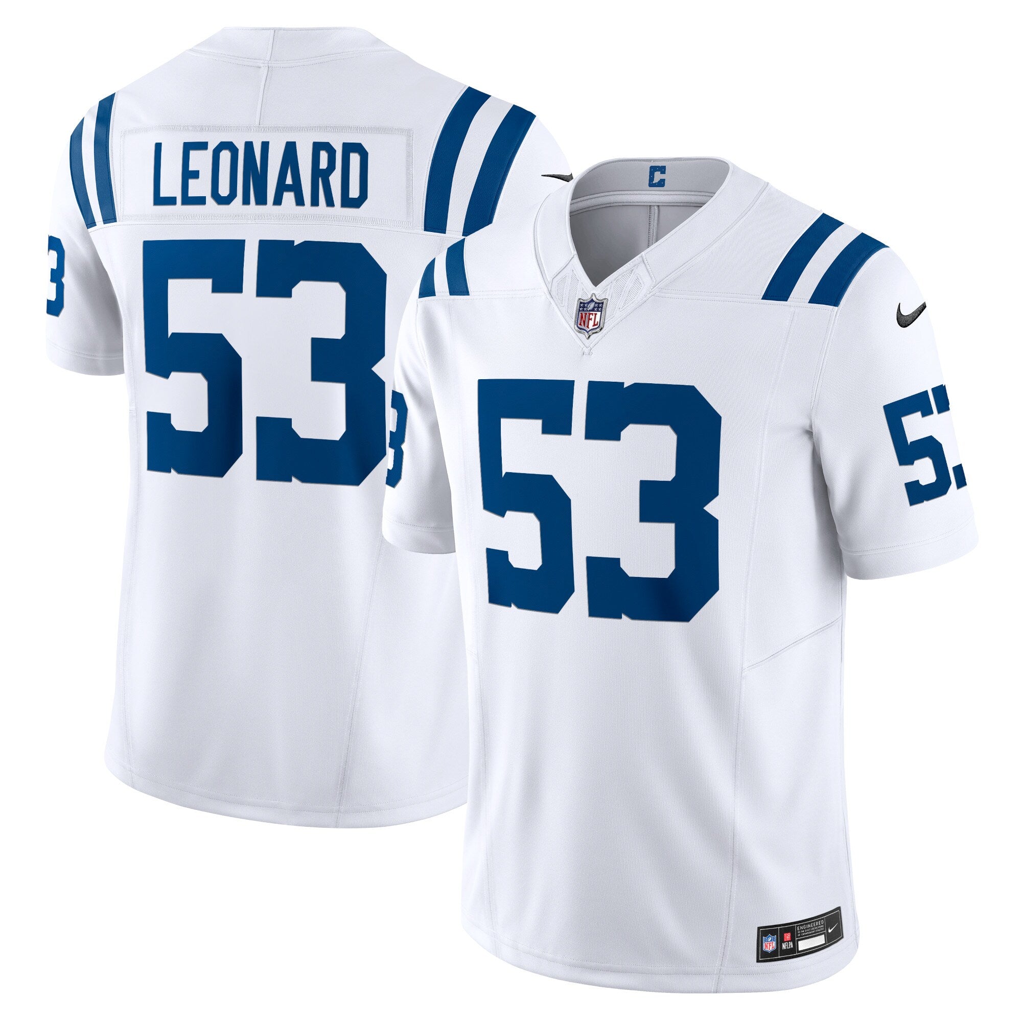 Shaquille Leonard Indianapolis Colts Nike Vapor F.U.S.E. Limited Jersey - Royal/Blue/White - Image 6