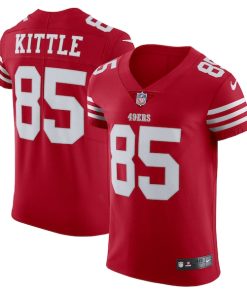 George Kittle San Francisco 49ers Nike Vapor Elite Jersey - Scarlet/Red/White
