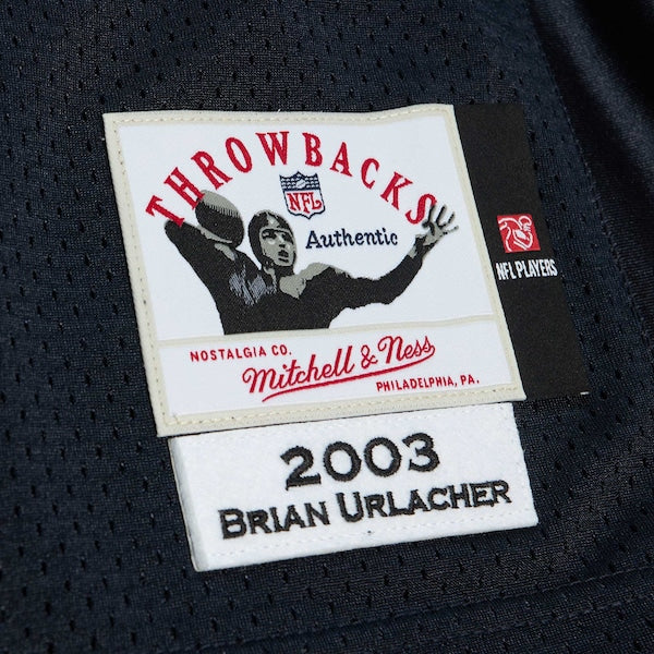 Brian Urlacher Chicago Bears 2003 Authentic Throwback Retired Player Jersey - Navy - Image 10