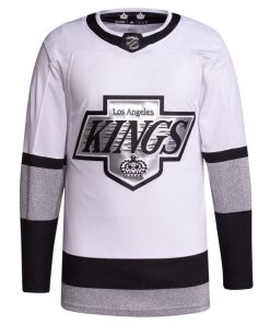 Alternative view of Drew Doughty Los Angeles Kings adidas Alternate Primegreen Authentic Player Jersey - White
