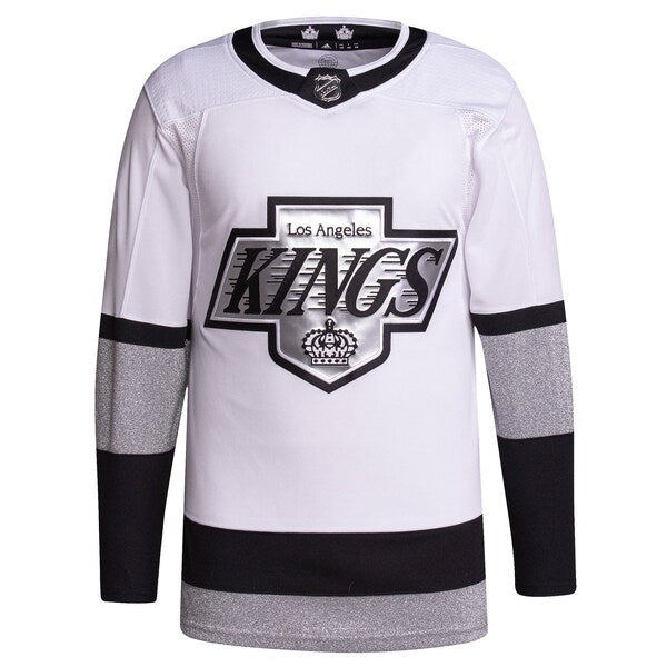 Drew Doughty Los Angeles Kings adidas Alternate Primegreen Authentic Player Jersey - White - Image 2