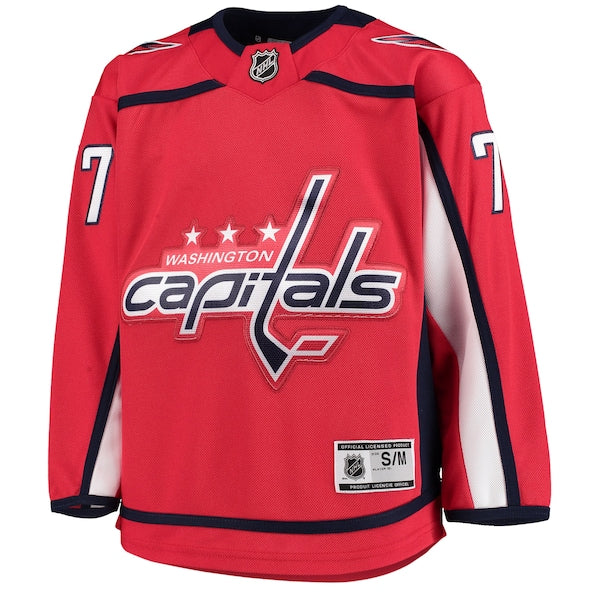 TJ Oshie Washington Capitals Youth Home Premier Jersey - Red - Image 2