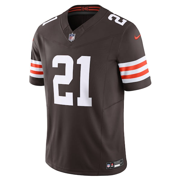 Denzel Ward Cleveland Browns Nike Vapor F.U.S.E. Limited Jersey - Brown - Image 2