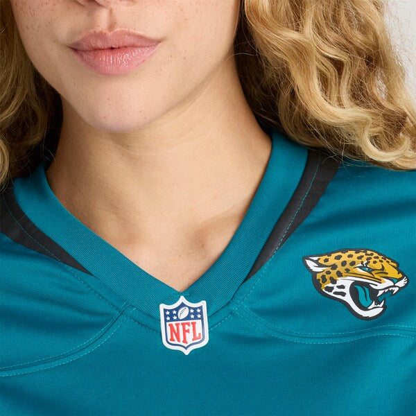 Dennis Daley Jacksonville Jaguars Nike Women's Game Jersey - Teal - Image 8