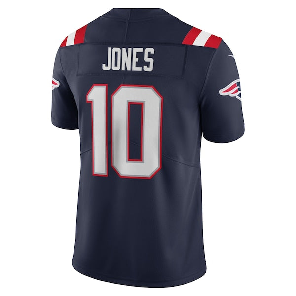Mac Jones New England Patriots Nike Vapor Limited Jersey - Navy/White - Image 4