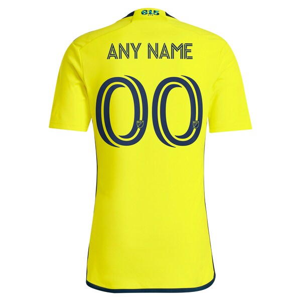 Nashville SC adidas 2024 The 615 Kit Replica Custom Jersey - Yellow - Image 3