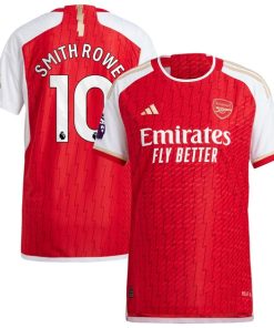 Emile Smith Rowe Arsenal adidas 2023/24 Home Authentic Player Jersey - Red/Yellow