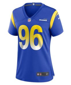 Alternative view of Keir Thomas Los Angeles Rams Nike Women's Game Player Jersey - Royal