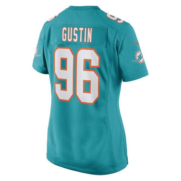 Porter Gustin Miami Dolphins Nike Women's Game Player Jersey - Aqua - Image 3