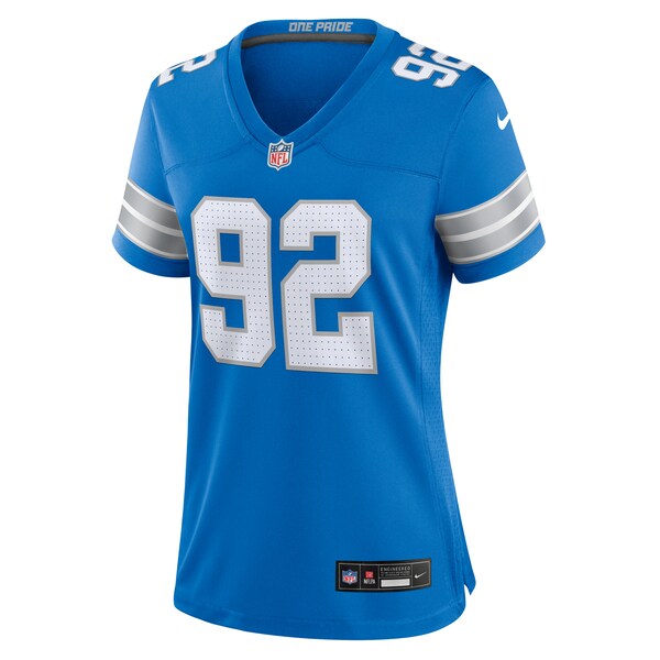 Marcus Davenport Detroit Lions Nike Women's Team Game Jersey - Blue - Image 2