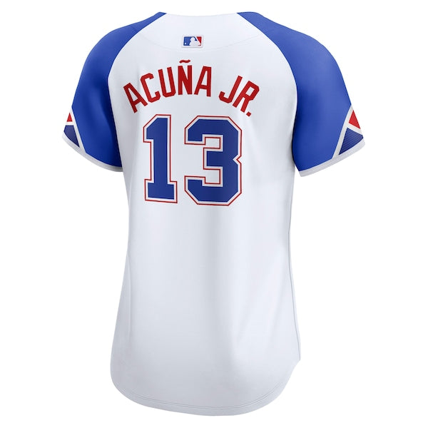 Ronald Acu?a Jr. Atlanta Braves Nike Women's City Connect Limited Player Jersey - White - Image 3