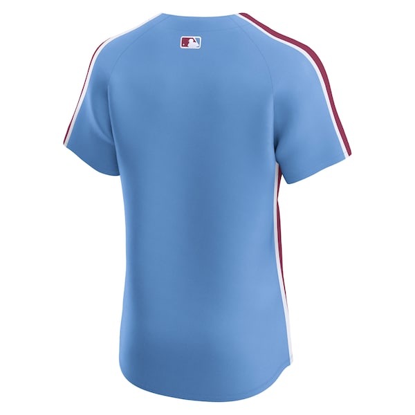 Philadelphia Phillies Nike Alternate Elite Jersey - Light Blue/Cream/White - Image 4