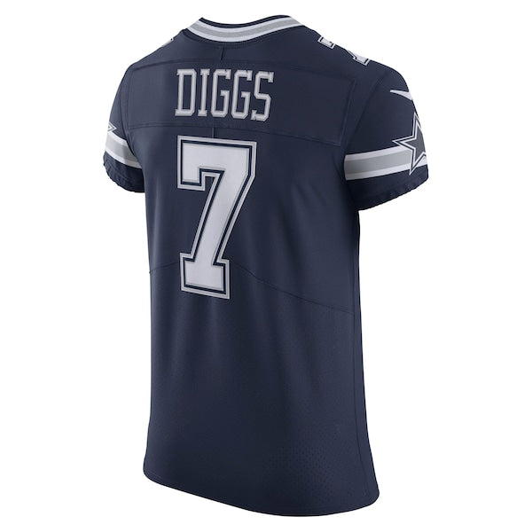 Trevon Diggs Dallas Cowboys Nike Vapor Elite Jersey - Navy/White - Image 4