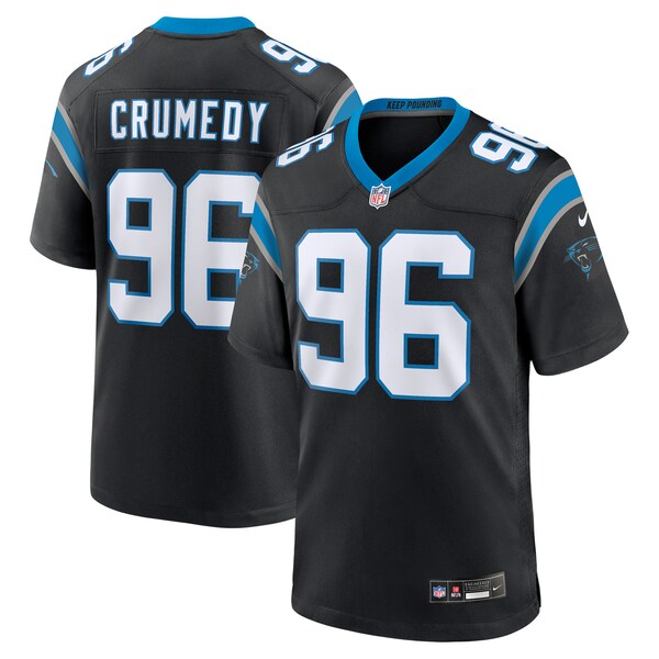 Jaden Crumedy Carolina Panthers Nike Game Jersey - Black