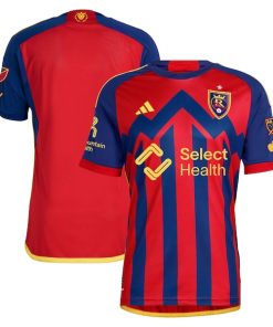 Real Salt Lake adidas 2024 Peak Utah Authentic Jersey?¨C Red