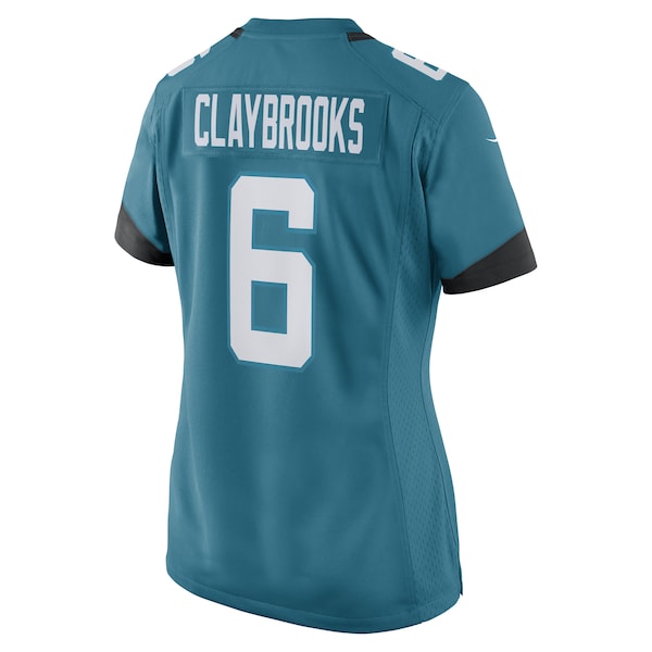 Chris Claybrooks Jacksonville Jaguars Nike Women's Game Player Jersey - Teal - Image 3
