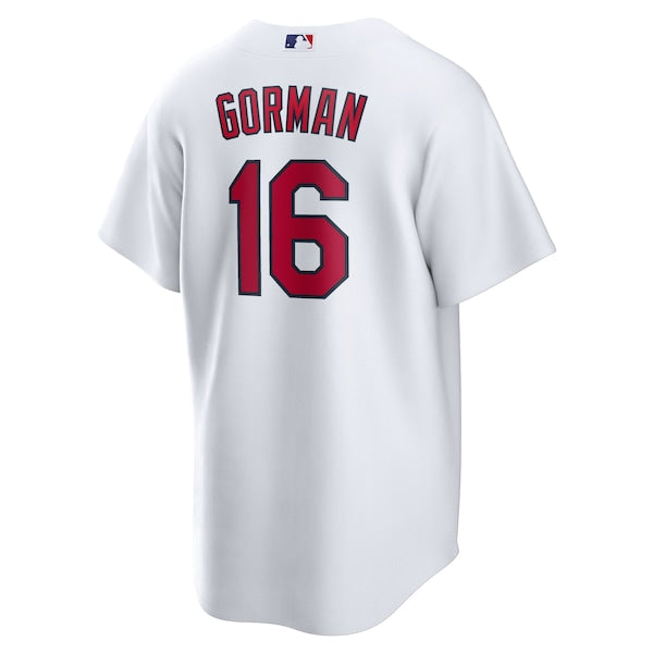 Nolan Gorman St. Louis Cardinals Nike Home Replica Jersey - White - Image 3