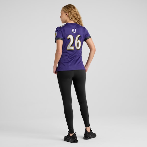 Rasheen Ali Baltimore Ravens Nike Women's Game Jersey - Purple - Image 5