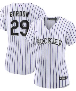 Tanner Gordon Colorado Rockies Nike Women's Home Replica Jersey - White