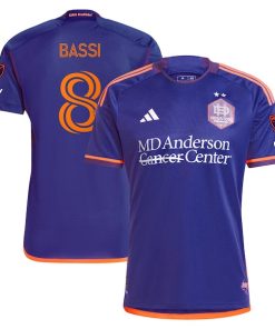 Amine Bassi Houston Dynamo FC adidas 2024 Still Holdin' Authentic Player Jersey?¨C Purple