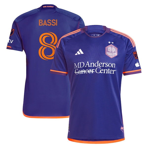 Amine Bassi Houston Dynamo FC adidas 2024 Still Holdin' Authentic Player Jersey?ยจC Purple