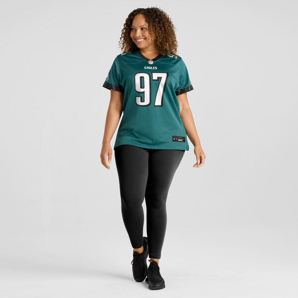 Moro Ojomo Philadelphia Eagles Nike Women's Team Game Jersey - Midnight Green - Image 6