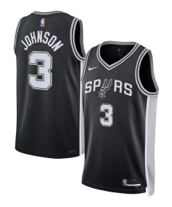 Keldon Johnson San Antonio Spurs Nike Unisex Swingman Jersey - Association Edition - Black
